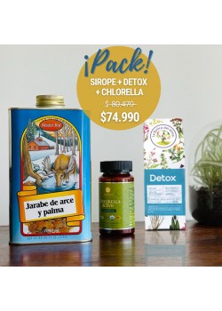 Pack Sirope de Savia + Detox + Chrolella
